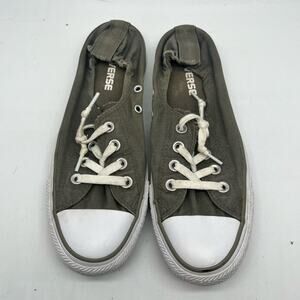 Converse Shoes Womens 7 Gray Shoreline Slip On Sneaker Low Lace